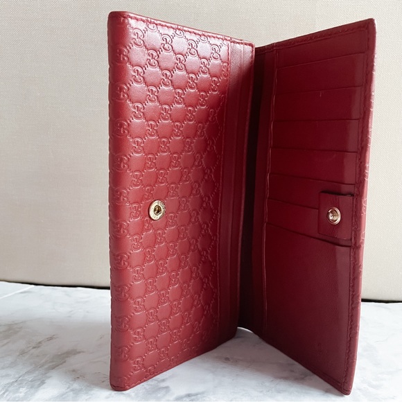 SOLD! GUCCI Micro Guccissima GG Continental Wallet - Picture 6 of 11